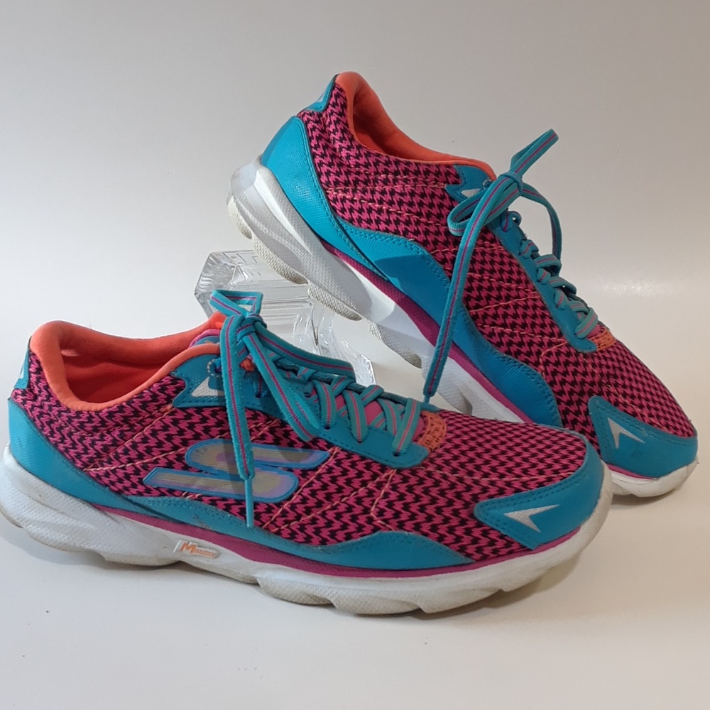 Sketchers Youth Athletic Sonic Pink Fabric Girls 8